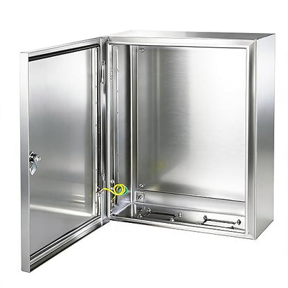 Electrical Enclosure 12x8x6, 304 Stainless Steel Enclosure IP66 Waterproof and