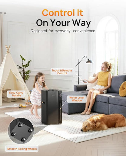 Mifasol Humidifier Large Room, 5.3Gal/20L Warm & Cool Mist Humidifiers