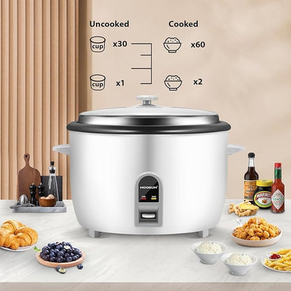 Commercial Rice Cooker, Large Capacity 30-Cup, 60-Cup