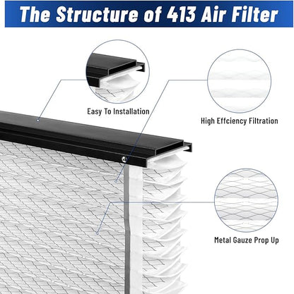 2-Pack 413 Replacement Filter, Compatible