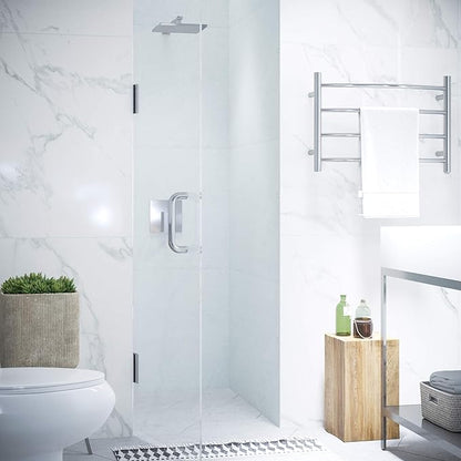 ANZZI 72" x 30" Frameless Shower Door in Polished Chrome, Water Repellent Glass