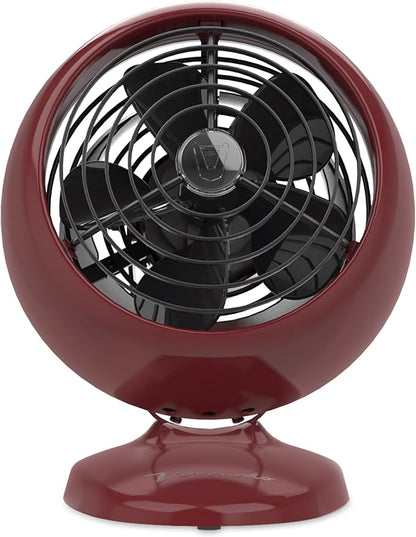 Vornado VFAN™ Mini Fan, Classic Vintage Fan, Retro Metal Air Circulator