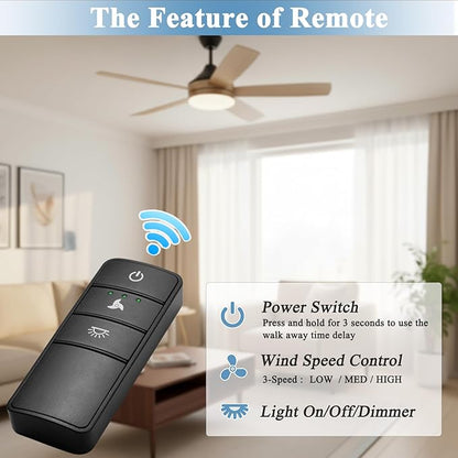 3 Speeds Ceiling Fan Remote Control