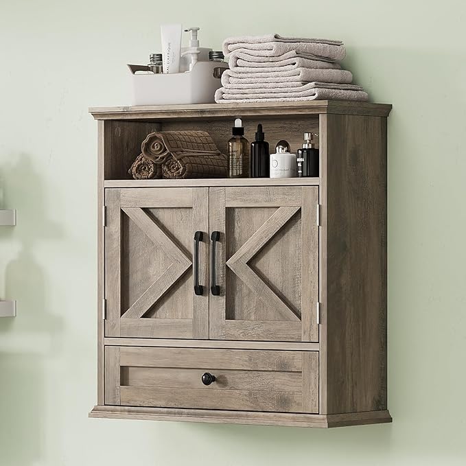 Bathroom Wall Cabinet, Wall Mounted Medicine Cabinet