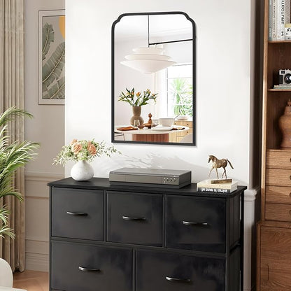 24X36 Inch Black Bathroom Mirror