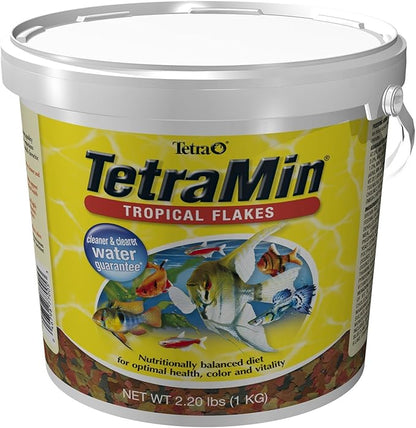 TetraMin Nutritionally Balanced Tropical Flake Food for Tropical Fish, 2.2 lbs
