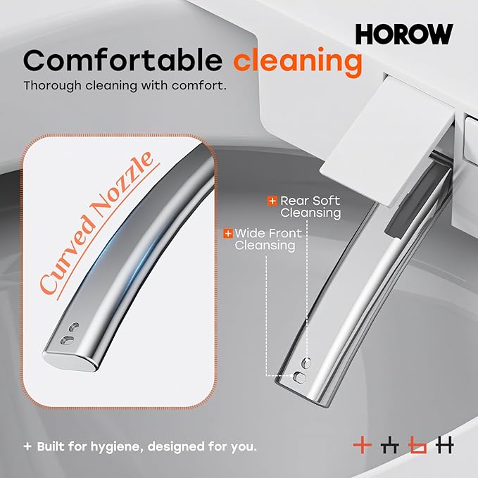 HOROW Bidet Toilet 10" Rough-in, Smart Toilet