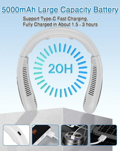 GAITIR Neck Air Conditioner, Portable Neck Fan
