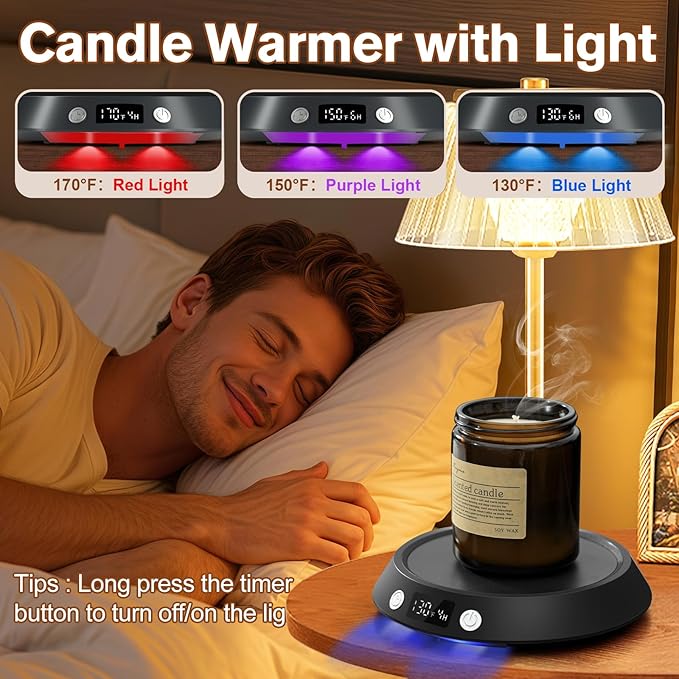 Kepwam Coffee Mug Warmer - 55W Electric Coffee Warmer