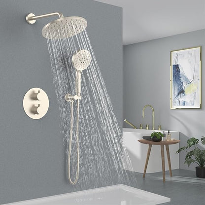 Iriber Thermostatic Shower System Wall Mount