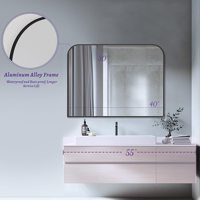Bathroom Mirror, Wall Mirrors, Bathroom Vanity Mirror