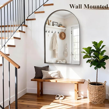 Arch Bathroom Mirror, Tempered Glass Decor Mirror
