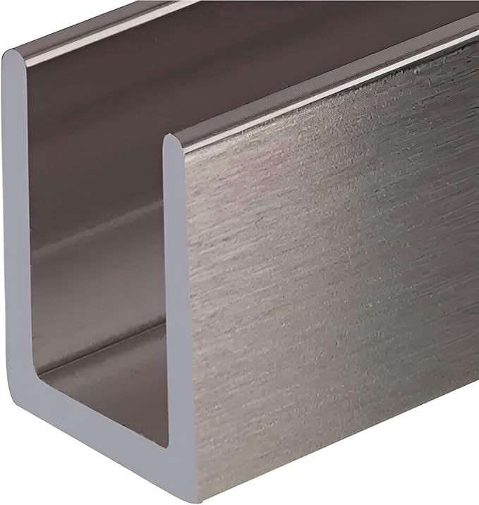 Brixwell SDCD38BN-CCP72 Brushed Nickel 3/8" Fixed Panel Shower Door Deep