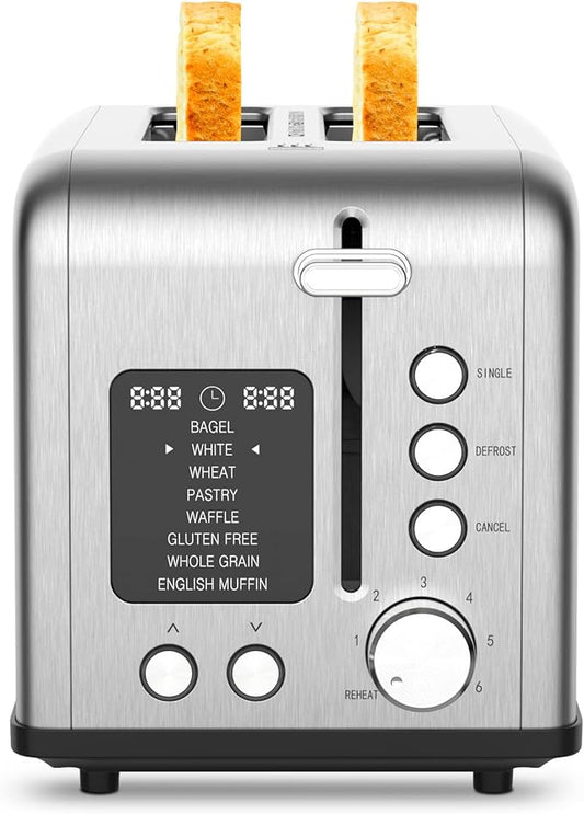 2-Slice Bagel Toaster Stainless Steel