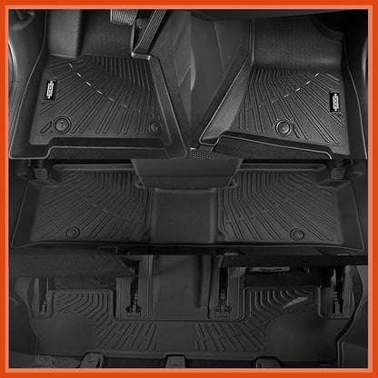 Floor Mats Fit for 2015-2020 Chevrolet Suburban/GMC Yukon XL 7 Seats Bucket Seats Floor Mats & Trunk Mat & Backrest Mats Replacement All Weather for Chevrolet Suburban Floor Liner Accessories