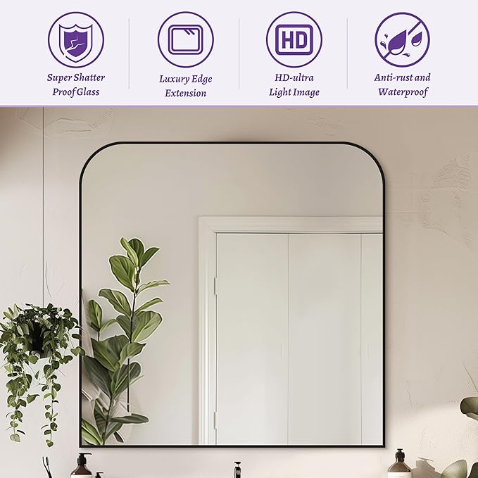 Bathroom Mirror, Wall Mirrors, Bathroom Vanity Mirror