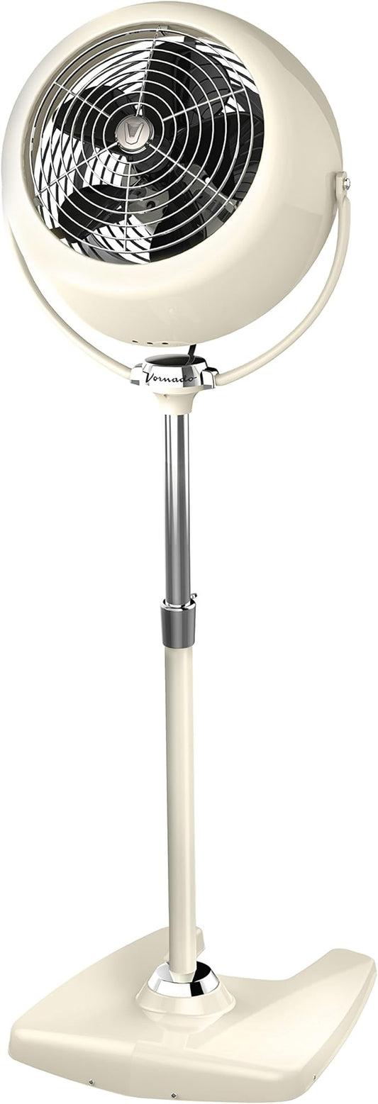 Vornado VFAN™ Sr. Pedestal Vintage Fan, Retro Metal, Standing Air Circulator