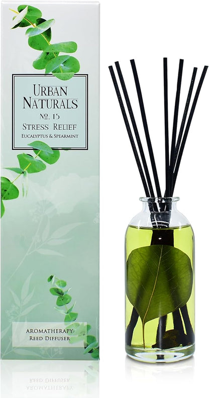 Urban Naturals Eucalyptus Spearmint Stress Relief Aromatherapy Diffuser Gift