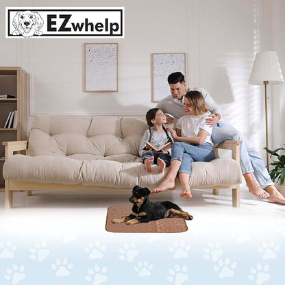 Reusable Dog Pee Pads, Washable Waterproof Puppy Training Pad 20x27 | Washable waterproof pee pads for dogs & puppies. Super absorbent, leak-proof, reusable 100+ washes with rounded corners.