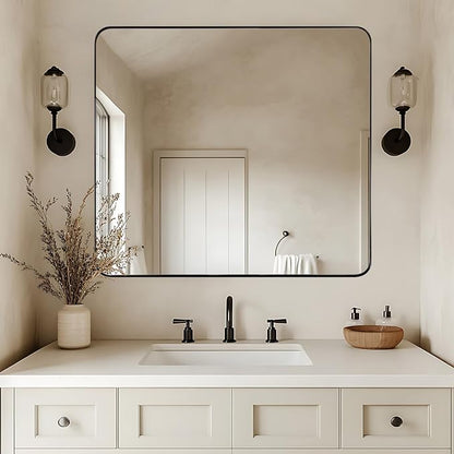 ANDY STAR Black Bathroom Mirrors
