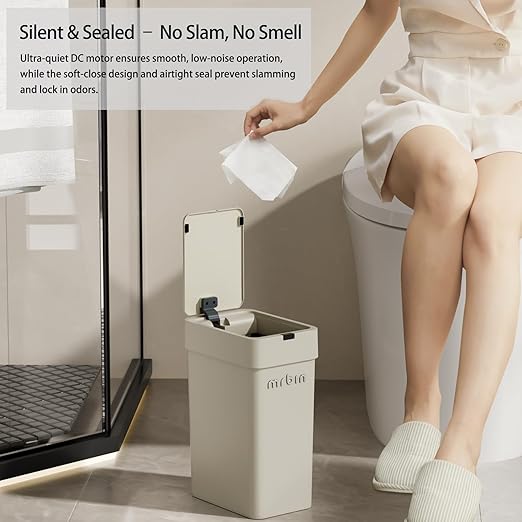 MRBIN Motion Sensor Bathroom Trash Can