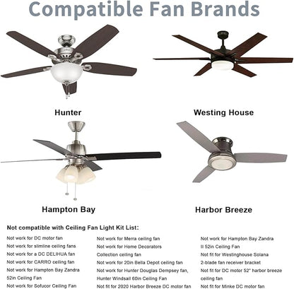 Ceiling Fan Remote Control Kit, Universal Ceiling Fan Remote Control Kit