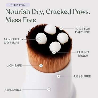Dandylion Dog Grooming Kit, Paw Cleaner, Paw Balm & Waterless Dog Shampoo | No Rinse Dog Paw Washer, Brush On Paw Moisturizer, Dry Shampoo for Dogs, Fragrance Free, All Breeds and Coat, Sensitive Skin