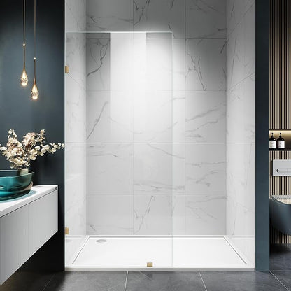 Shower Glass Panel, Frameless Walk in Shower Door