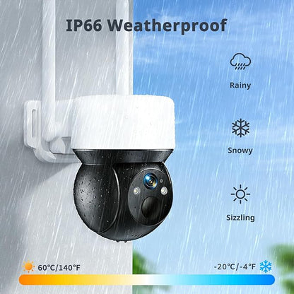 YOTON 4G LTE Cellular Solar Security Camera Wireless Outdoor, No WiFi Needed