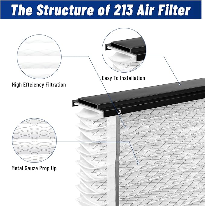 2-Pack 213 Replacement Filter, Compatible