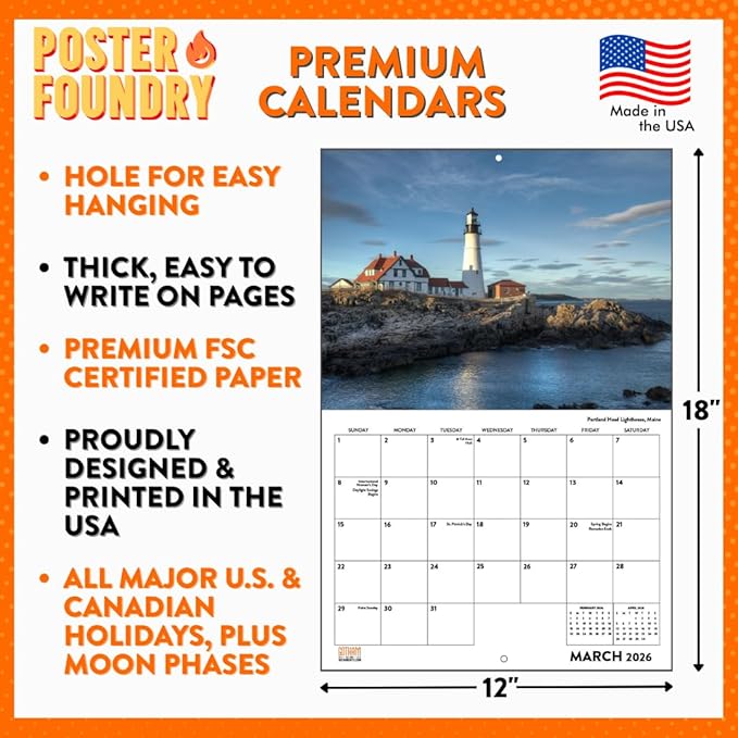 Lion Calendar 2027 Lions Monthly Wall Calender 12 Month