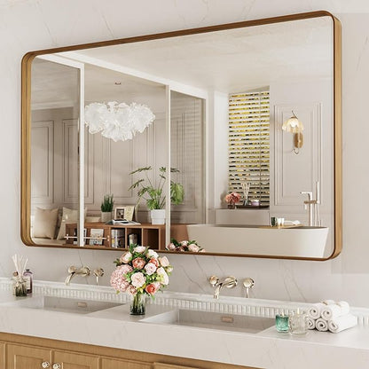 LOAAO 60X40 Inch Bathroom Mirror