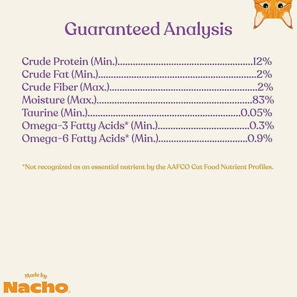 Made by Nacho Flaked Filets Recipe in Bone Broth, Grain-Free Chef's Selects Wet Food for Cats Balanced Diet in Naturally Hydrating Pumpkin-Infused Broth (3.0 oz (Pack of 12), Tuna & Rainbow Trout)