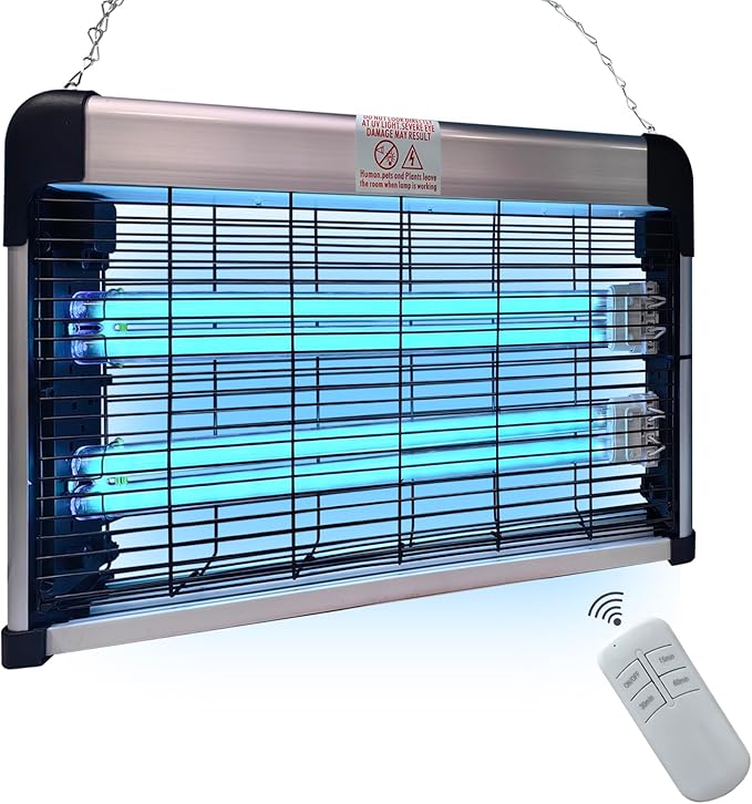 UV Light Sanitizer with Ozone 76 Watts, UVC Disinfection Lamp w/Remote Control