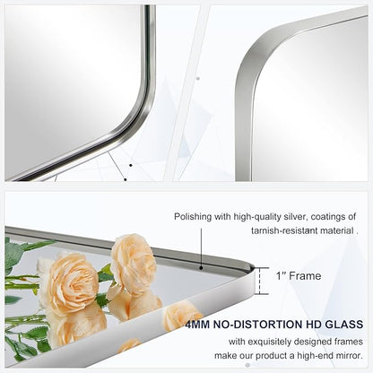 ANDY STAR Chrome Bathroom Mirrors