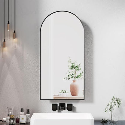 Black Arched Medicine Cabinet
