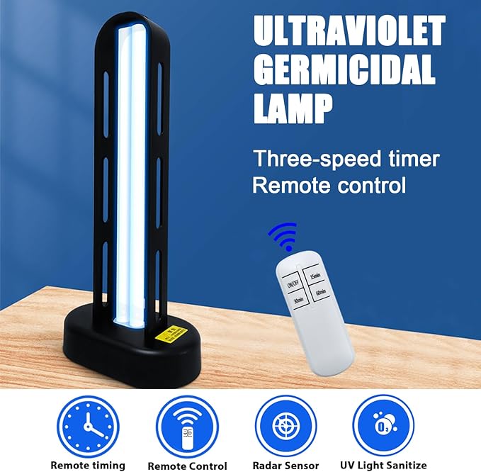 BAIMNOCM UV-C Lamp for Dust Mite 38 Watt 2 Pack, UVC Germicidal Lamp