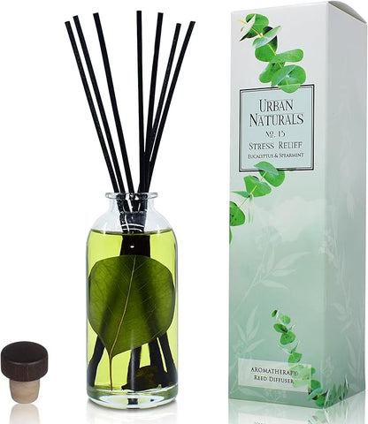 Urban Naturals Eucalyptus Spearmint Stress Relief Aromatherapy Diffuser Gift