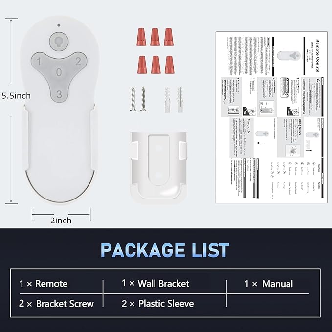 Ceiling Fan Remote Control Compatible