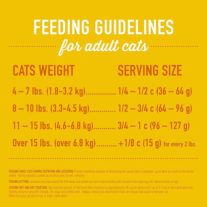Tiki Cat Born Carnivore High Protein, Deboned Chicken & Egg, Grain-Free Baked Kibble to Maximize Nutrients, Dry Cat Food, 11.1 lbs. Bag