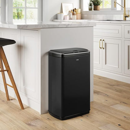 Kraus GarbagePro Rectangular 13 Gallon Hands-Free Motion Sensor Trash Can