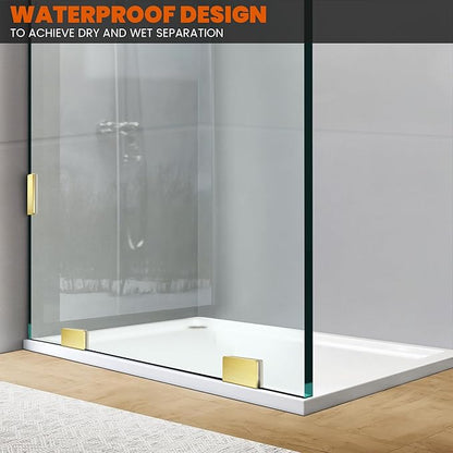 Bathroom Shower Glass Door 34 * 74"
