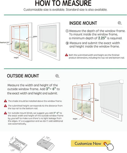 Yoolax Motorized Blinds with Remote, Smart Blinds
