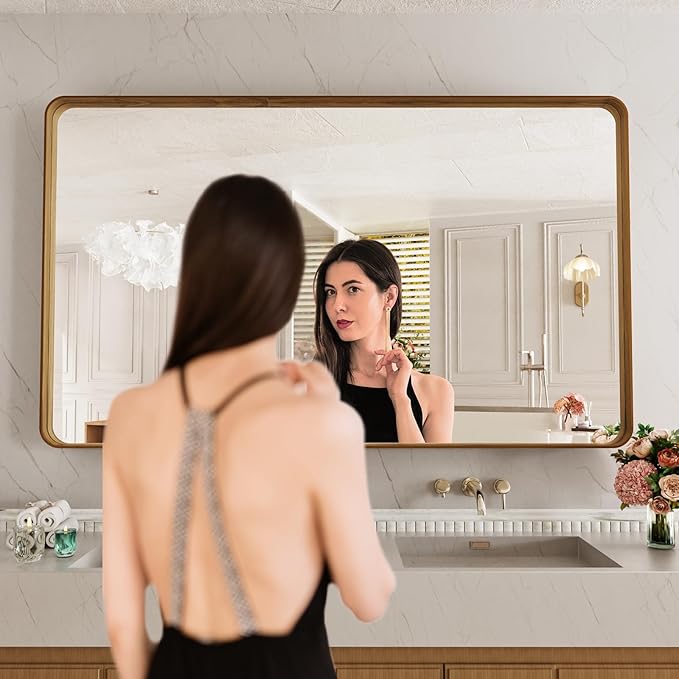 LOAAO 60X30 Inch Bathroom Mirror