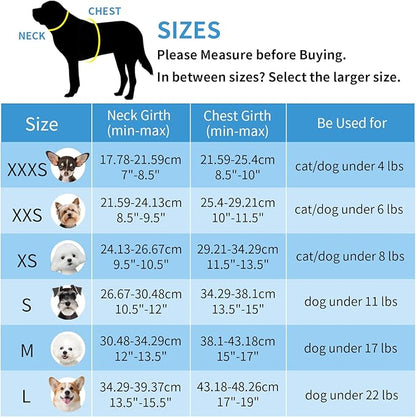 AIITLE Small Dog Harness - Breathable Double-Layer Jacquard No-Choke Vest, Durable Anti-Tear Fabric with Reflective Trim - Perfect for Running, Parties, Daily Walks (Blue-Pink, XS)