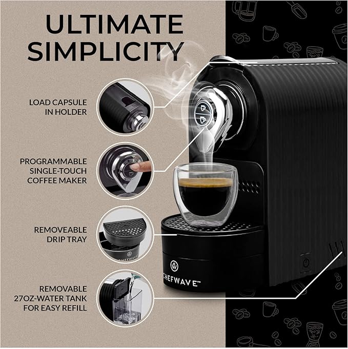 ChefWave Espresso Machine Compatible