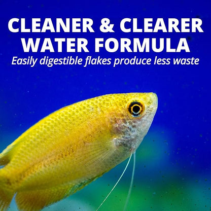 TetraColor Tropical Flakes, Color Boosting Fish Food, Nutritionally Balanced Diet for Tropical Fish, 2.2 lbs