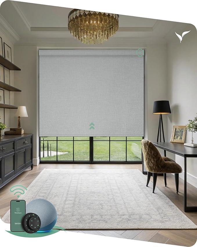 Yoolax Motorized Blinds with Remote, Smart Blinds