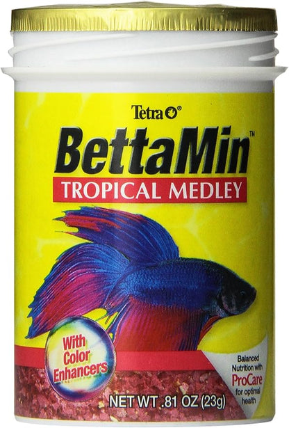Tetra 16838 BettaMin Flakes, 0.81-Ounce,Blacks & Grays