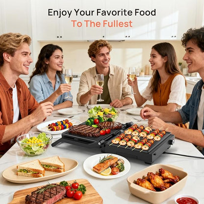Electric Indoor Grill, 1600W Electric Grill